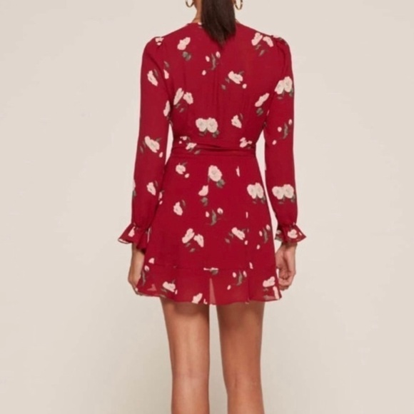 Reformation Whitby Dress in Opal - Size - Medium Petite (B280) $218 - Picture 15 of 15